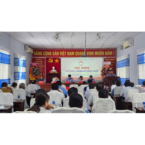 Ủy ban Mặt trận Tổ quốc Việt Nam xã Vĩnh Tuy tổ chức hội nghị lần thứ nhất nhiệm kỳ 2024-2025